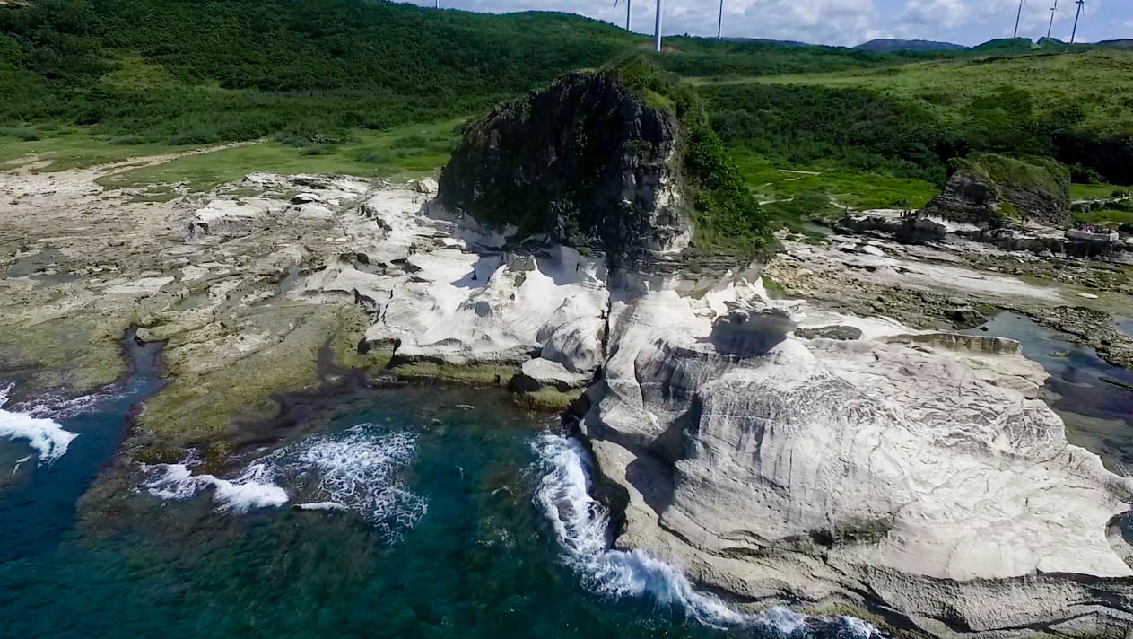 kapurpurawan rock formation in burgos ilocos norte philippines